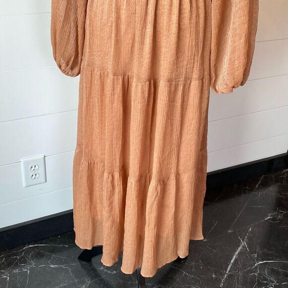 Moon River Terracotta Maxi Dress - Picture 9 of 12
